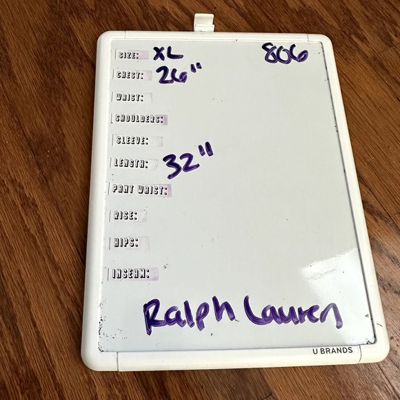 VTG Ralph Lauren Custom Fit Button Down Shirt Mens XL Striped Long Sleeve Pony - Picture 6 of 6